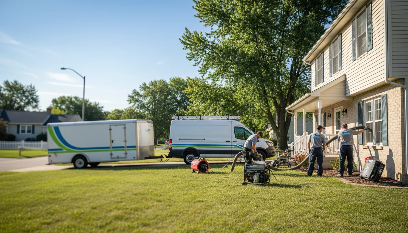 Flooded Basement Restoration And Cleanup With Repair in Metropolis, IL near me
